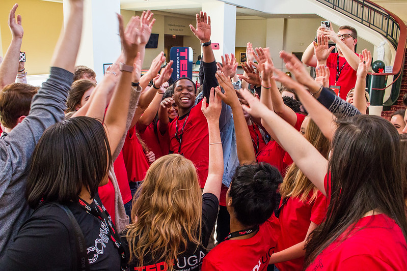 2018 Connect Hands In Huddle Photo