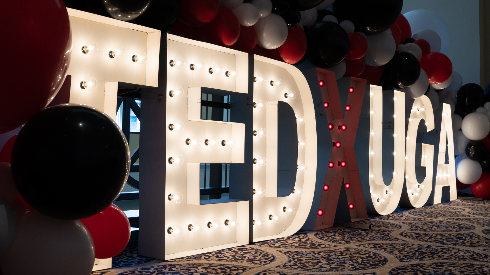 Light up TEDxUGA Display Sign | General Banner